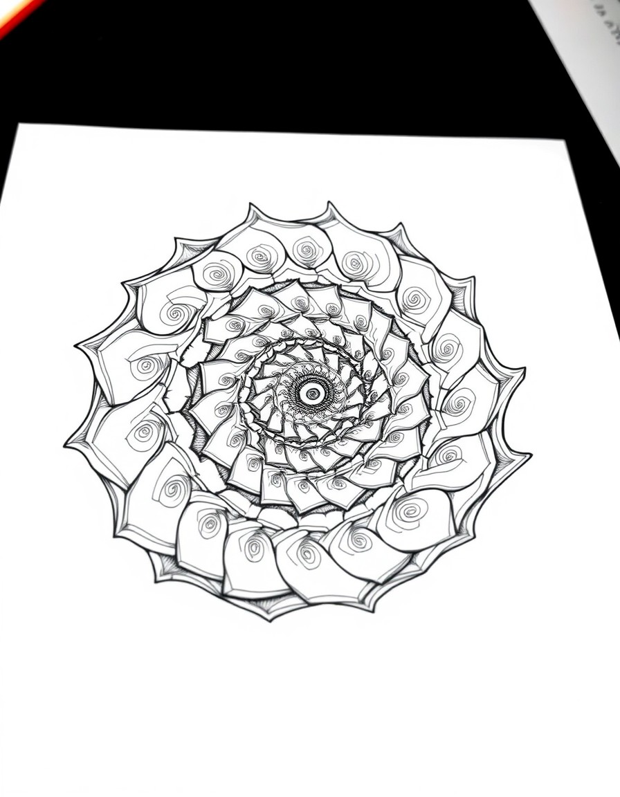 Fractals, Fibonacci spirals