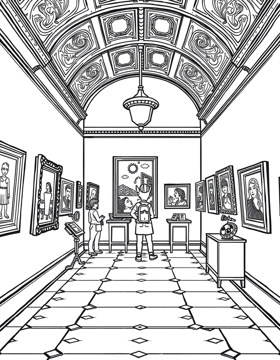 art gallery and tour guide