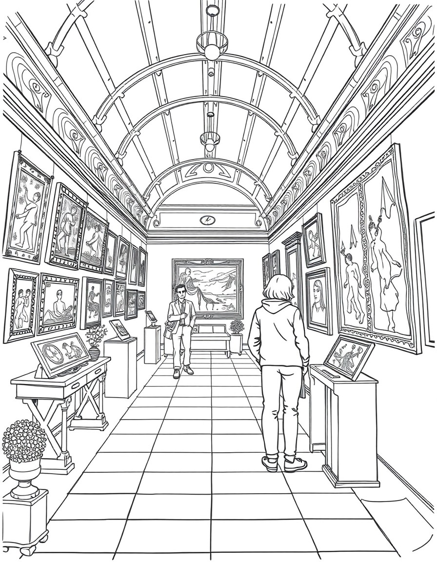 art gallery and tour guide