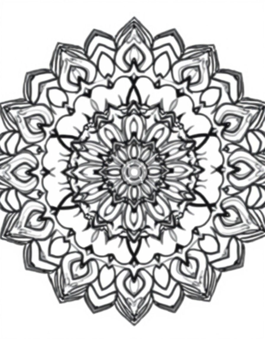 cool orienatal mandalas with creative forms and patterns