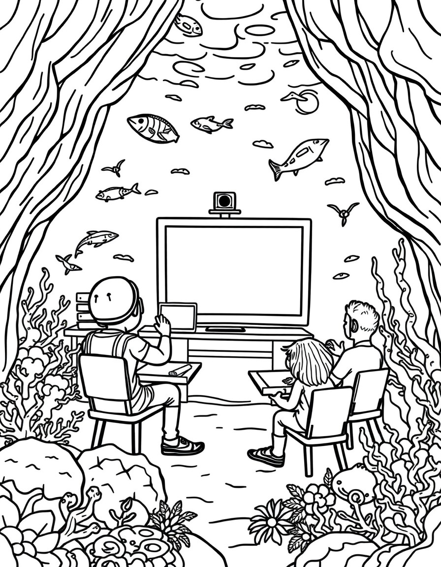 Ocean Classroom Adventures Learning has never been this exciting! Join our underwater classroom where kids learn science, conservation, and teamwork while embarking on thrilling underwater missions.