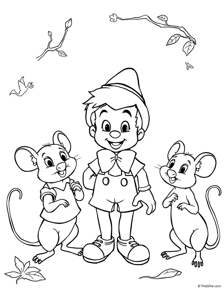 pinocchio and the 3 blind mice