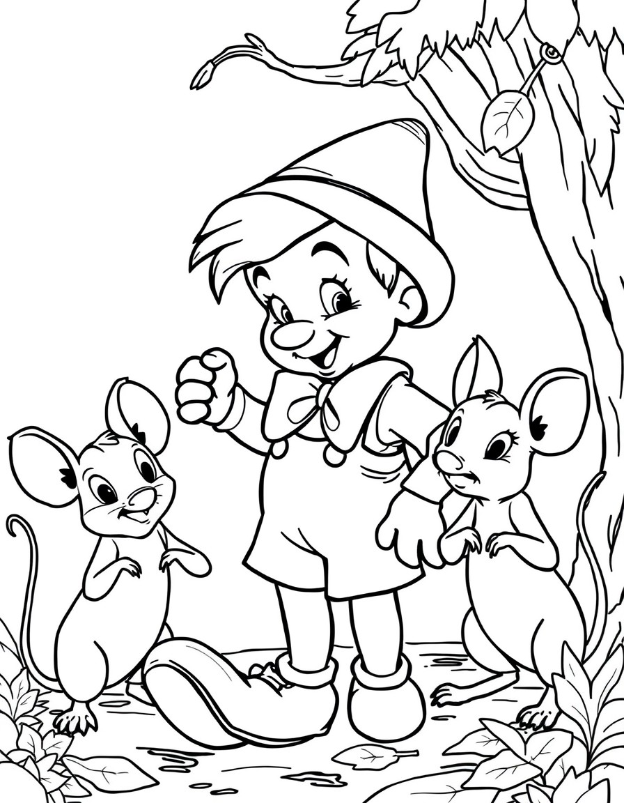 pinocchio and the 3 blind mice