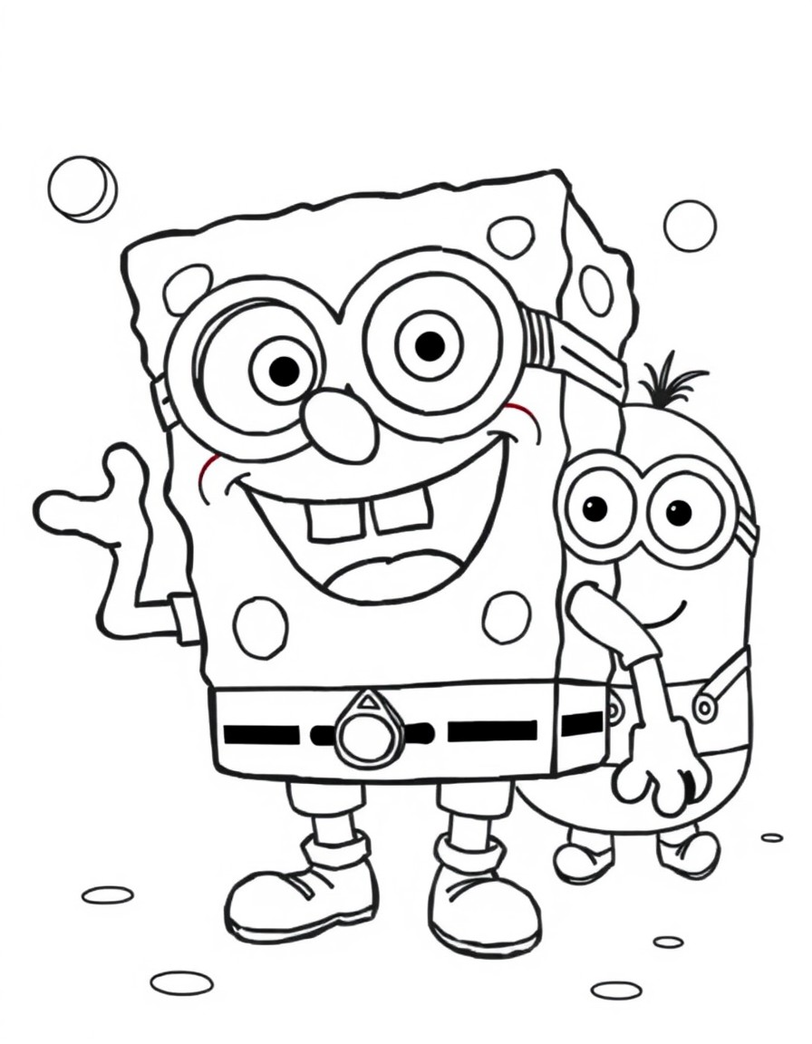 spongebob and minions for jacob