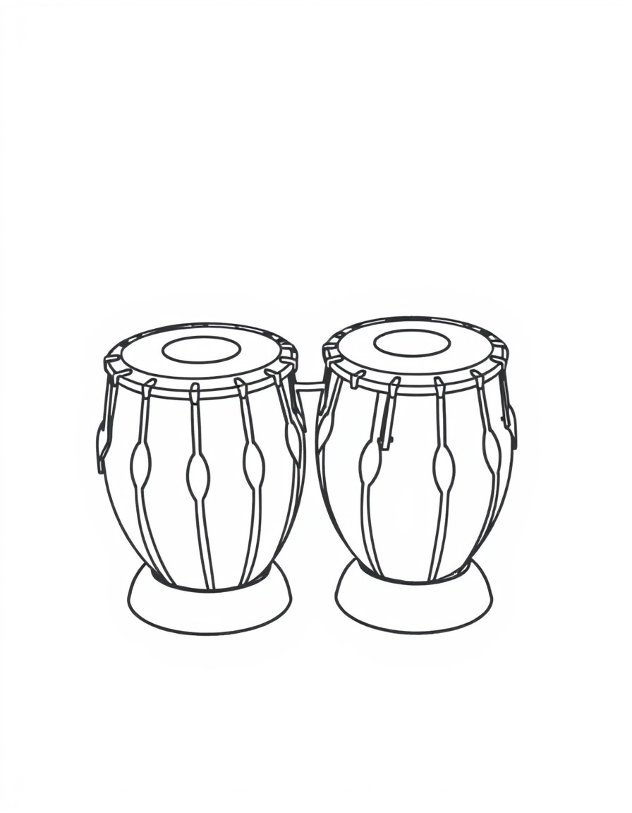 A set of tabla instruments with name classy