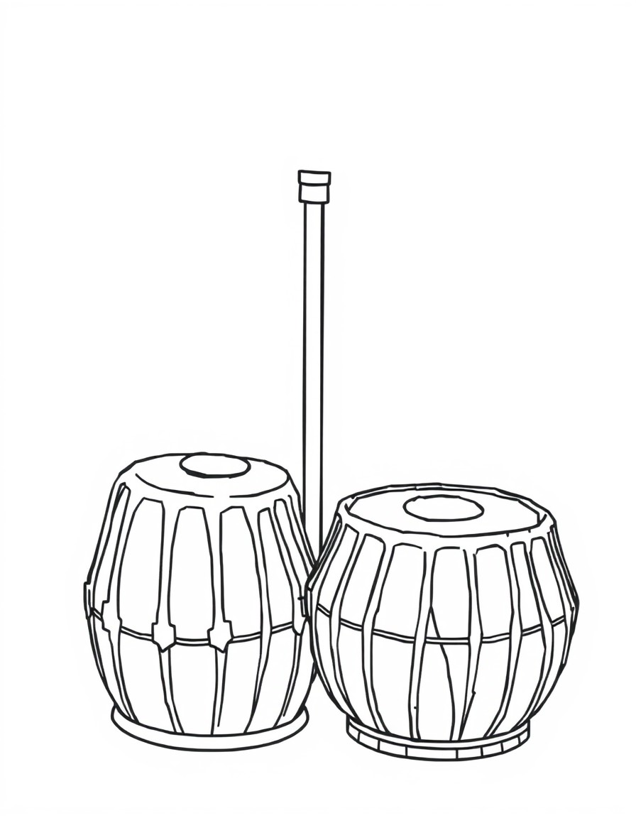 A set of tabla instruments with name classy