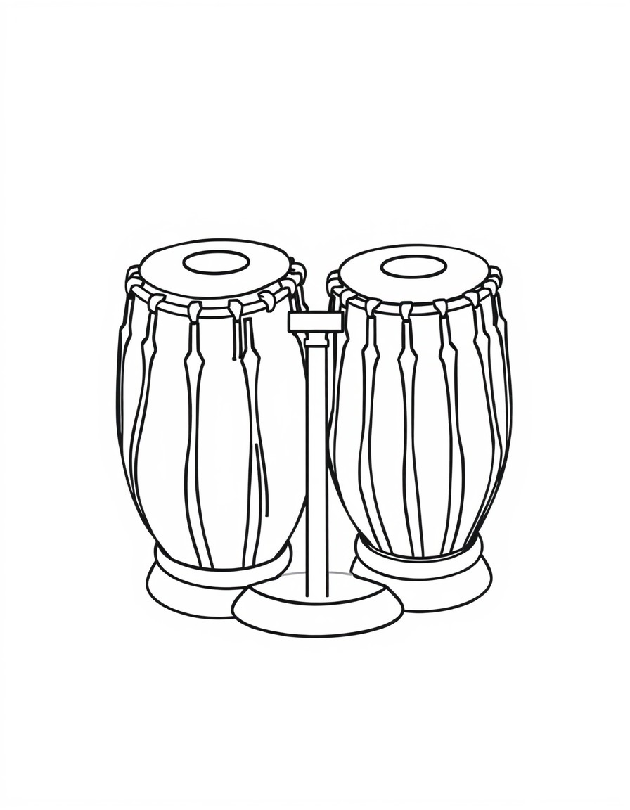 A set of tabla instruments with name classy