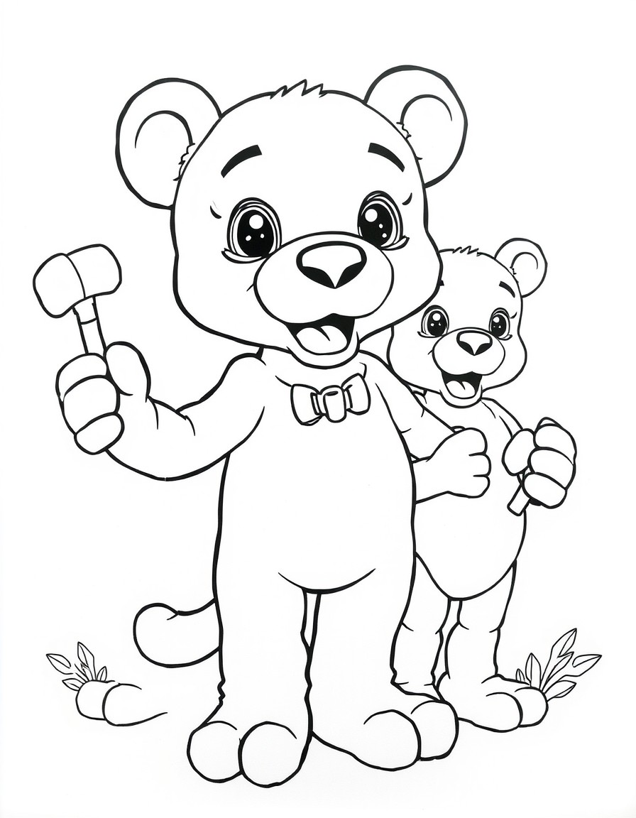 gere imagem para colorir Boneco Dummy 13 - Multi Articulado - Kit Com 3 Bonecos