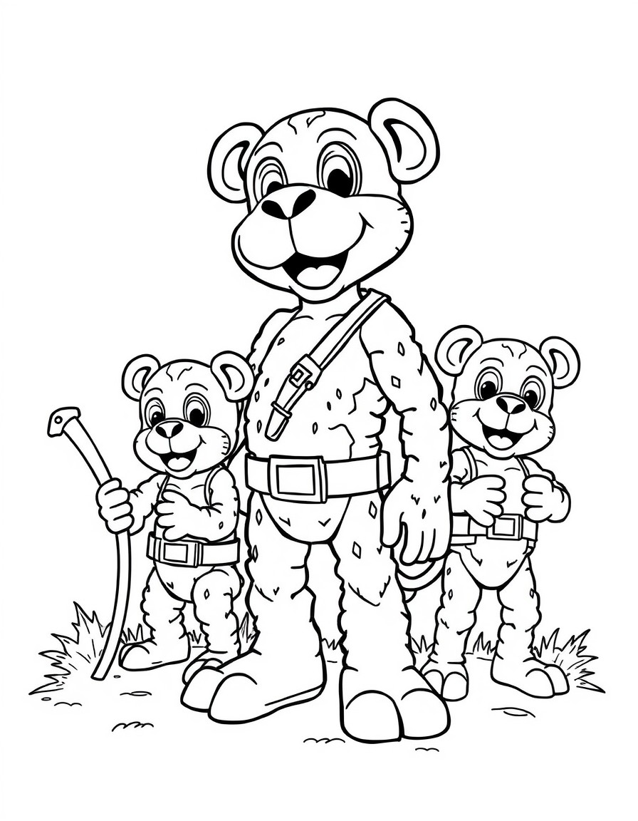 gere imagem para colorir Boneco Dummy 13 - Multi Articulado - Kit Com 3 Bonecos