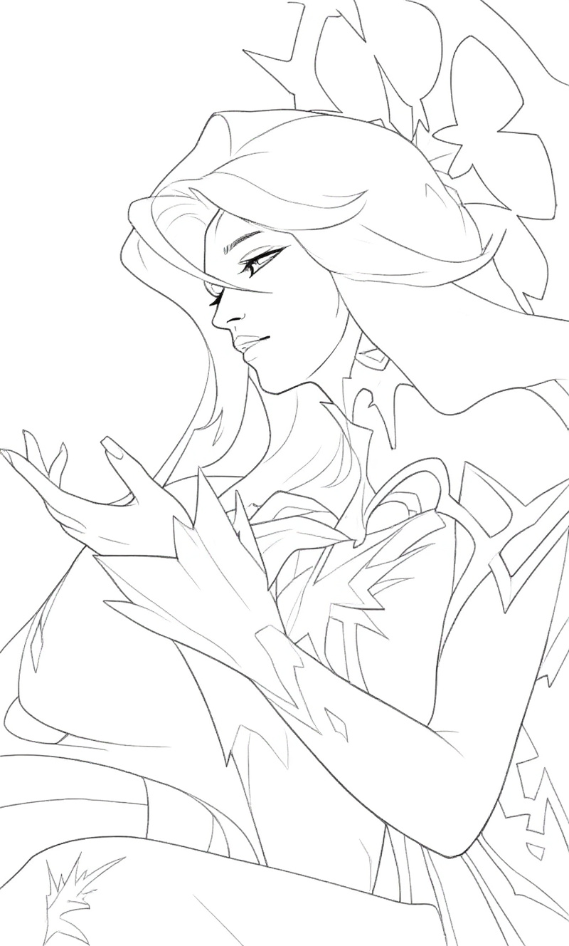 I want to make adjustments to this coloring page, keep the same black and white coloring page but only make the following change Trace the outline of the image like a coloring book. please make the tr