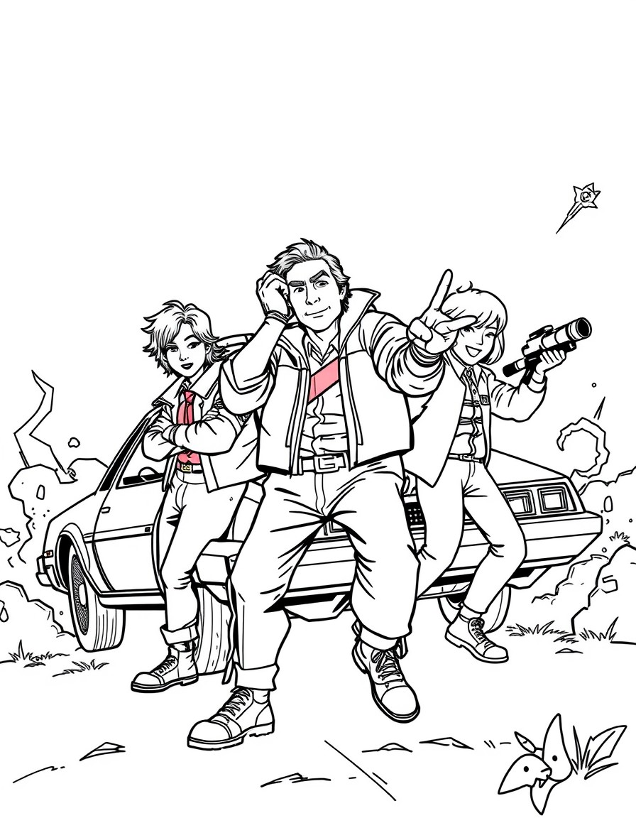 Back to the Future meets Ghostbusters