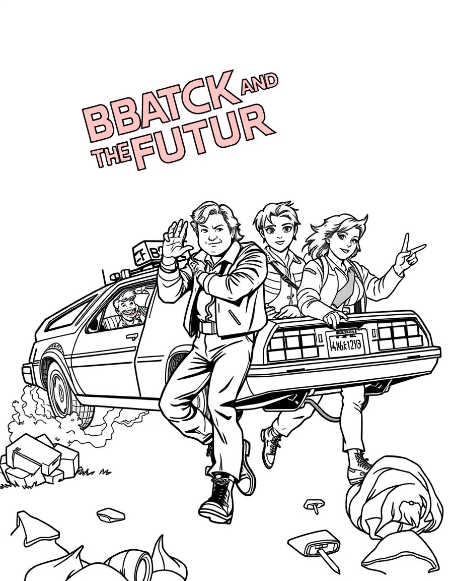 Back to the Future meets Ghostbusters