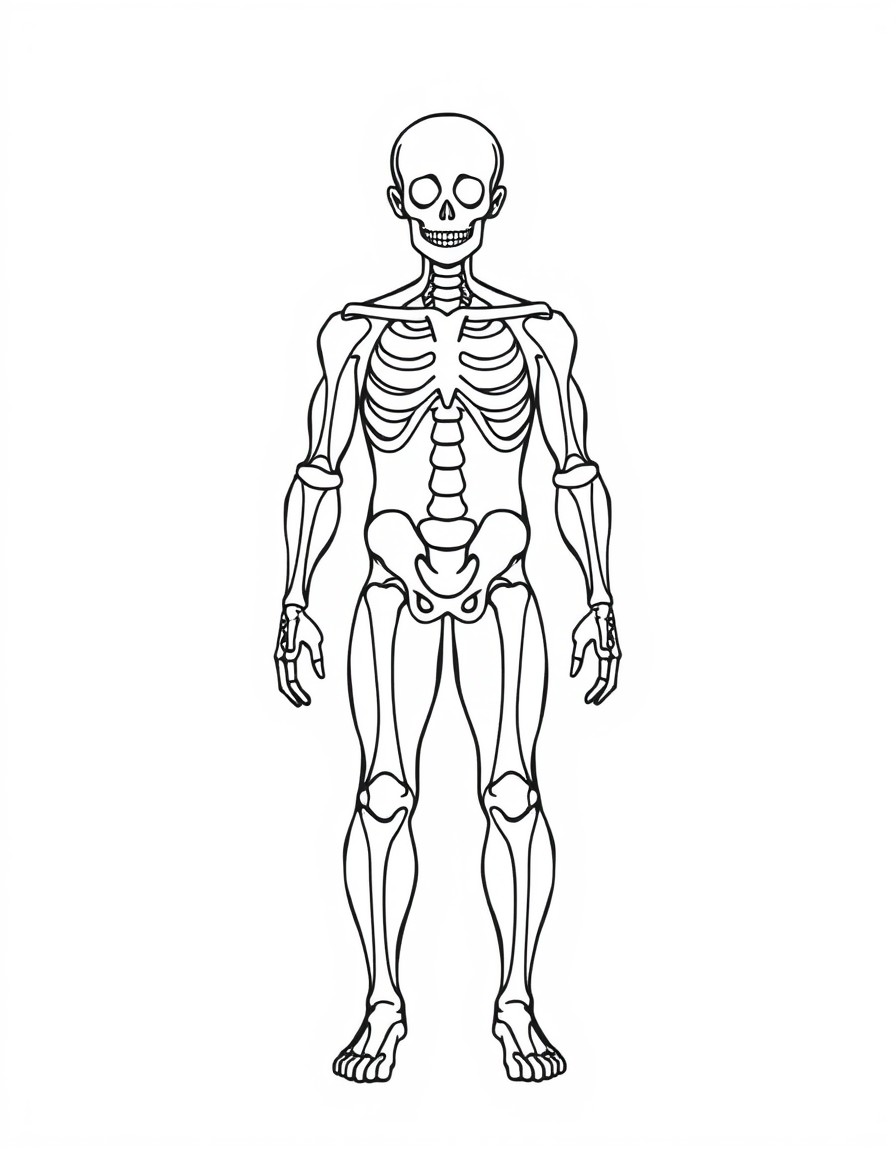 white background, black outlines, anatomically correct with proper proportions, well-structured, no missing or extra limbs, ready for coloring, coloring page of: , simple black outlines, large clear spaces, perfect for kids coloring