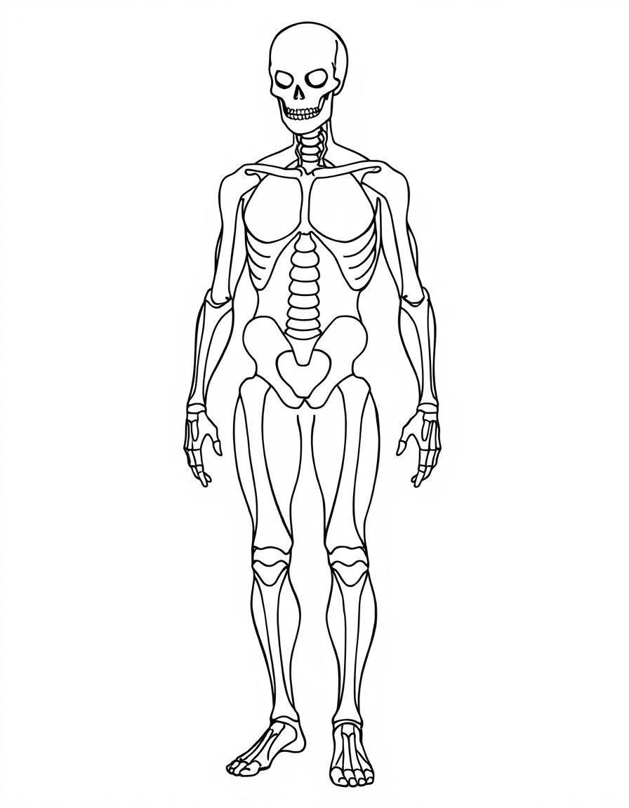 white background, black outlines, anatomically correct with proper proportions, well-structured, no missing or extra limbs, ready for coloring, coloring page of: , simple black outlines, large clear spaces, perfect for kids coloring