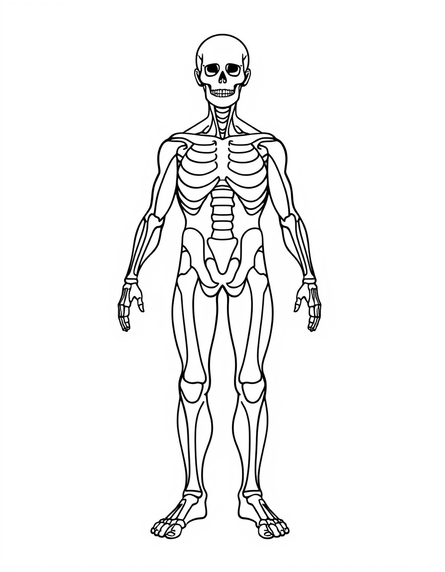 white background, black outlines, anatomically correct with proper proportions, well-structured, no missing or extra limbs, ready for coloring, coloring page of: , simple black outlines, large clear spaces, perfect for kids coloring