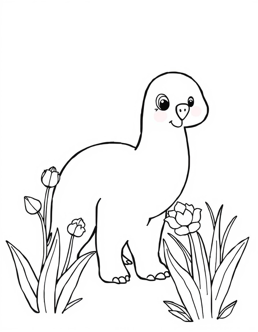 coloring page with pure white background and solid black lines only, no grayscale or shading: , thick black outlines, large clear spaces perfect for young children, clear outlines with good coloring spaces, perfect for printing