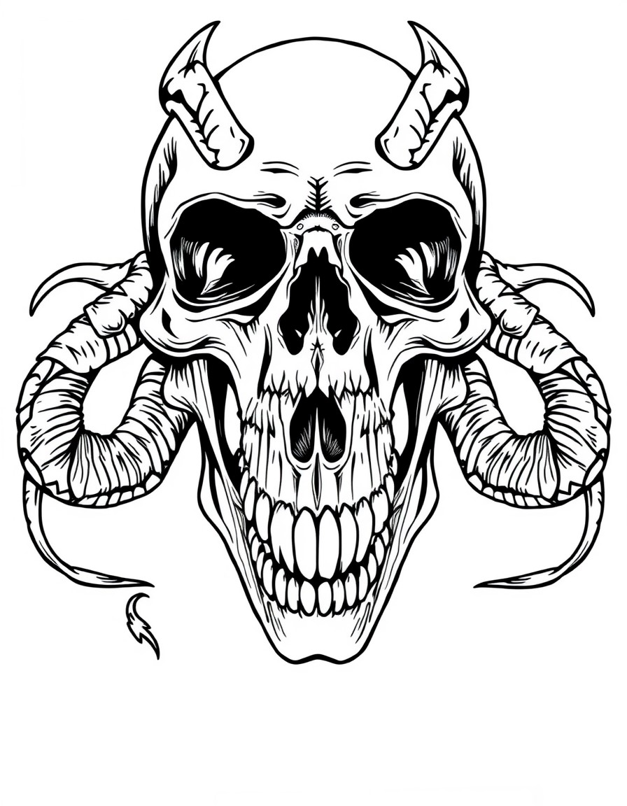 a skull mixed with venom