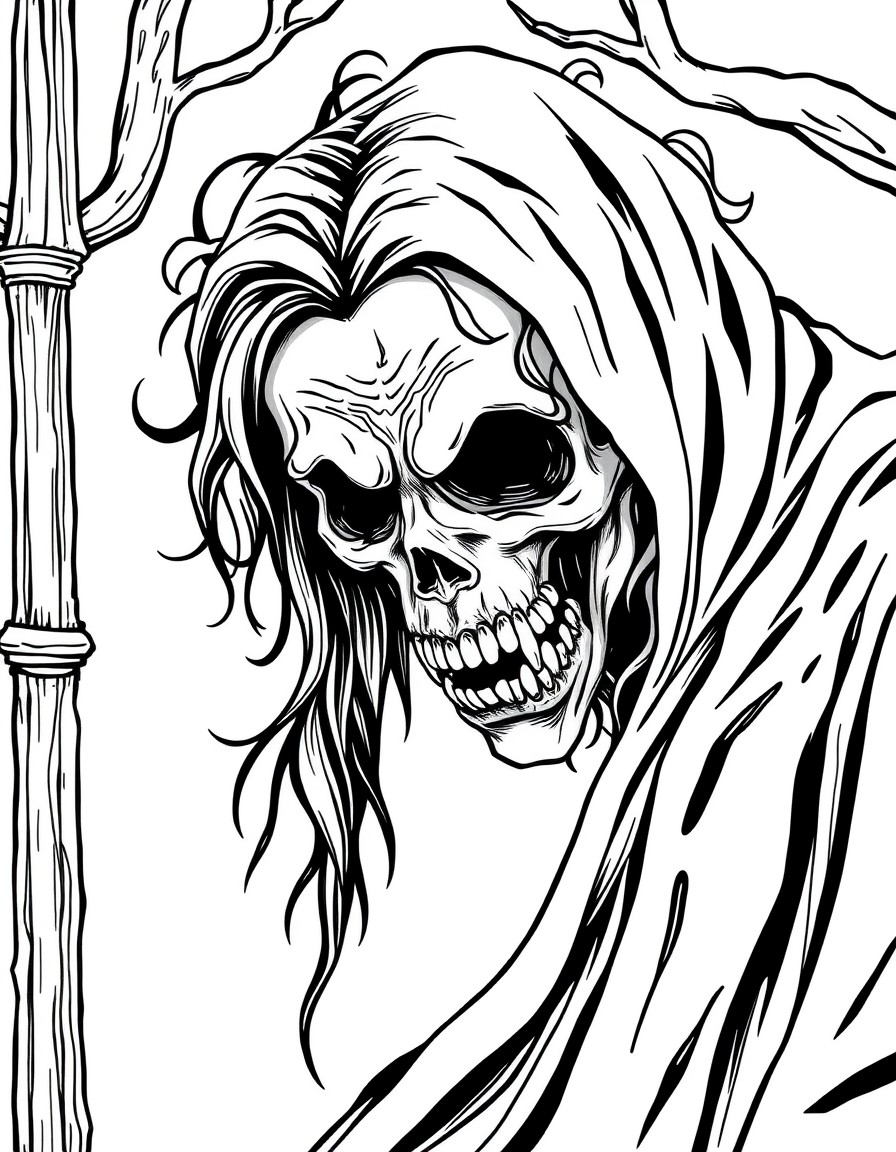 Creare immagine di un film horror