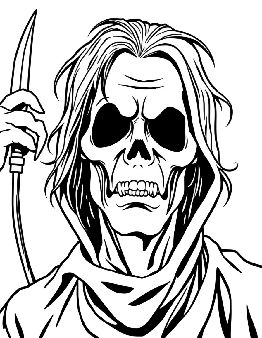 Creare immagine di un film horror