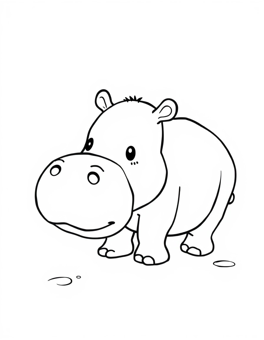 Tiny hippo