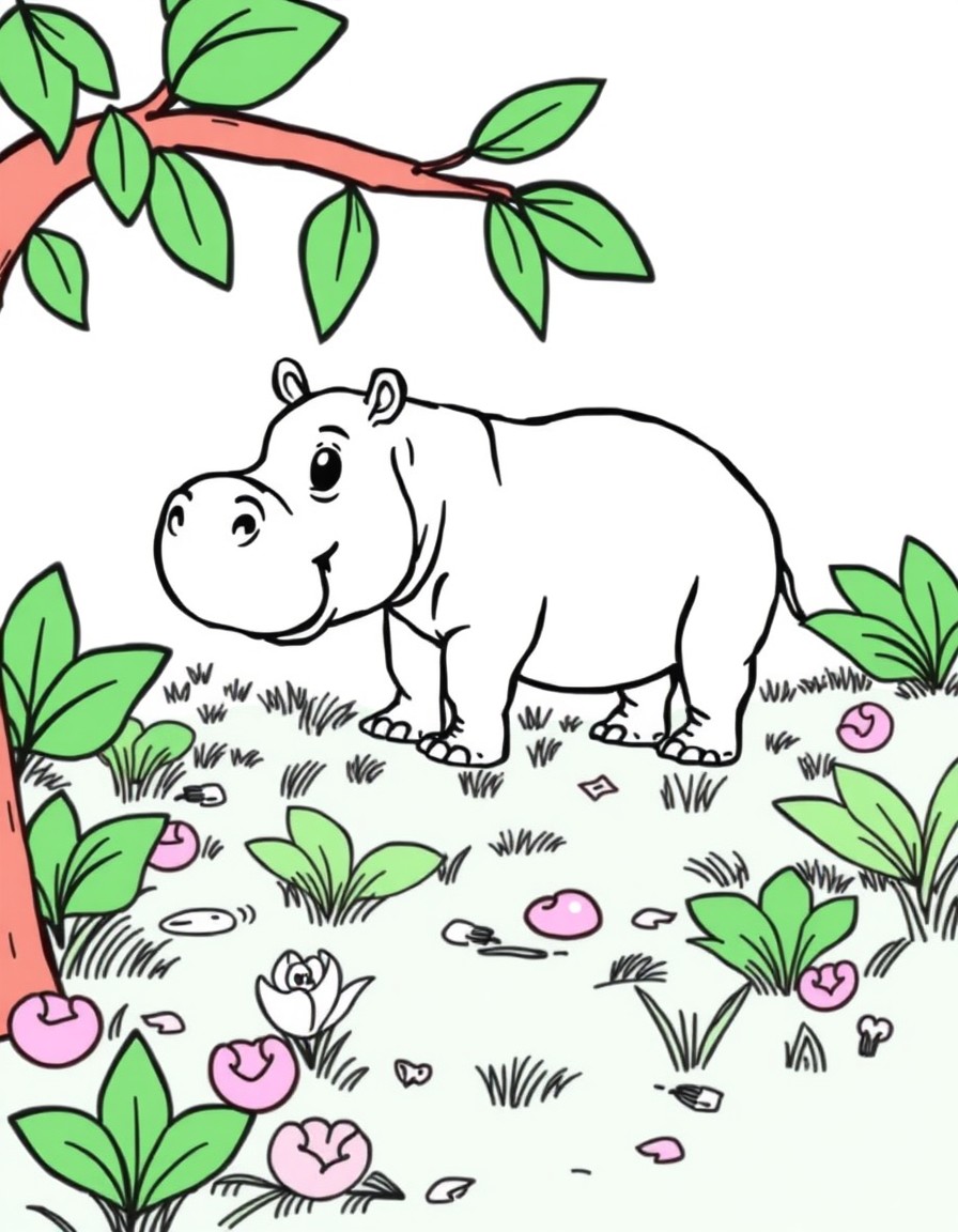 Tiny hippo