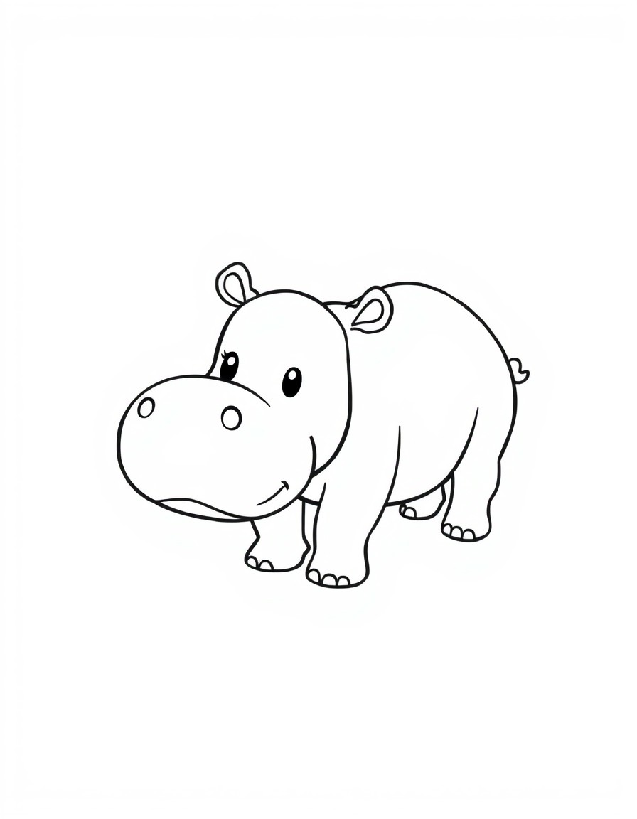 Tiny hippo