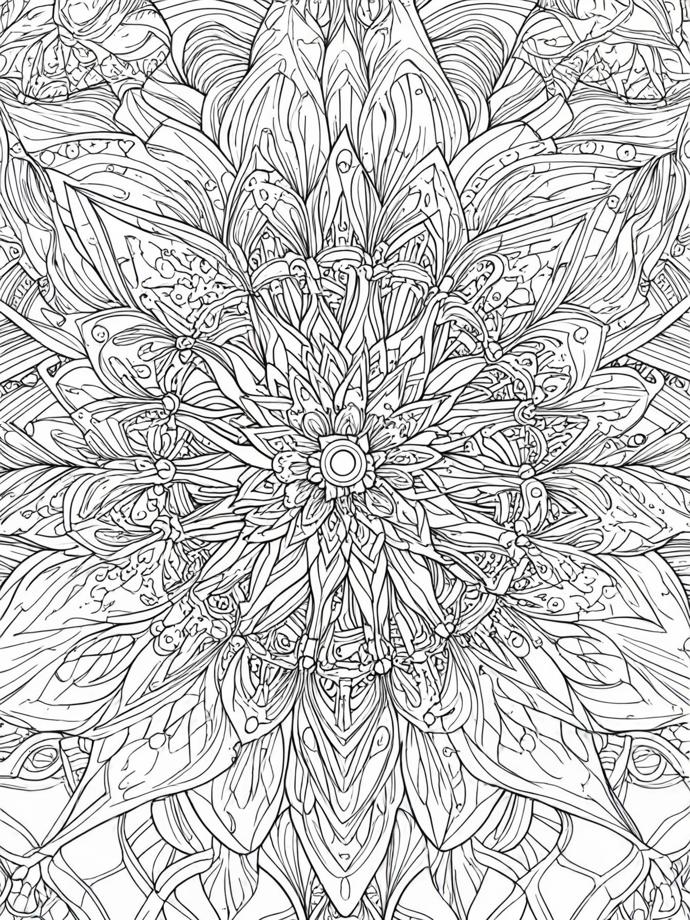 white background, black outlines, well-structured, ready for coloring, coloring page of: , very detailed, perfect for very advanced coloring