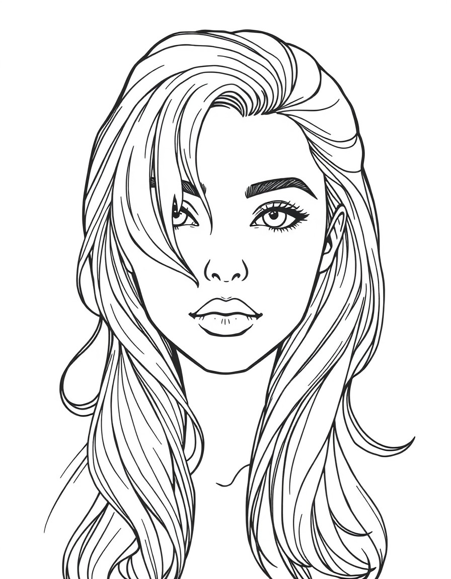 coloring pages based on lady lovely locks free of copyright