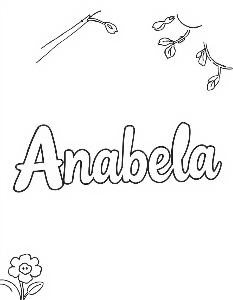 The word should be exactly "Anabela"