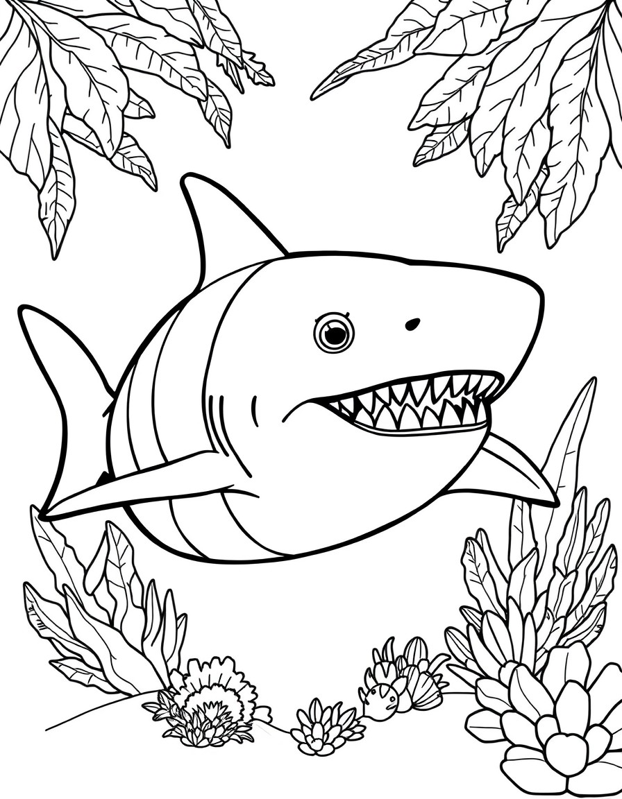 Cocomelon with shark