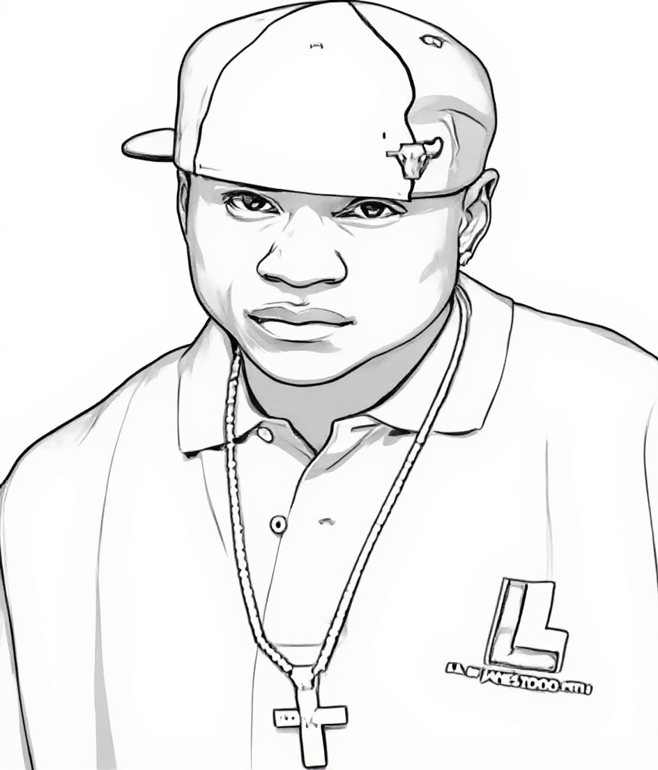 Make this a high-quality black and white COLORING PAGE with white background, only black lines, NO big gray areas, and clear, thick bold outlines, well-defined shapes, and clean edges. Remove all shad