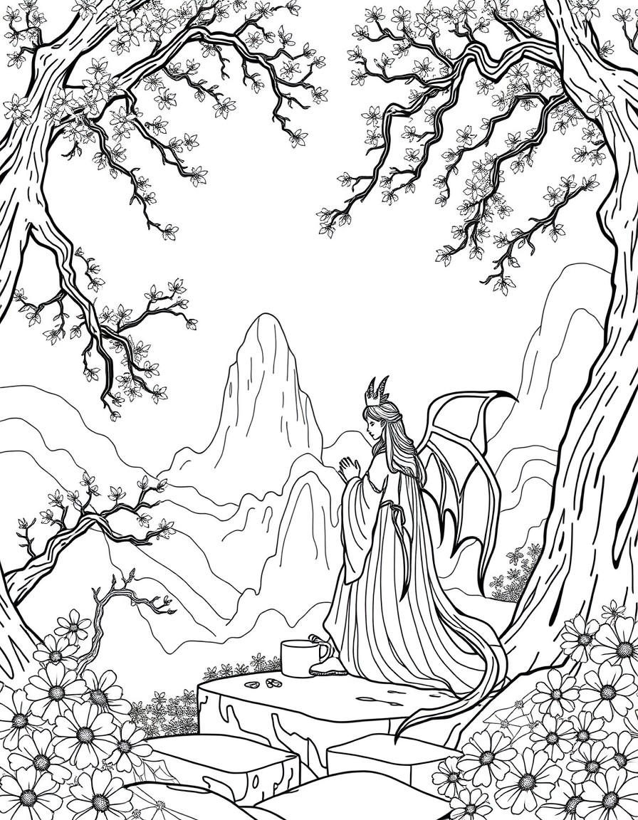 A beautiful scenery from the cdrama "Love Between a Devil and a Fairy"