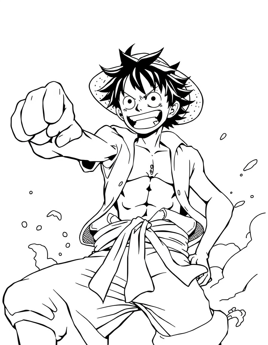 Luffy d punching