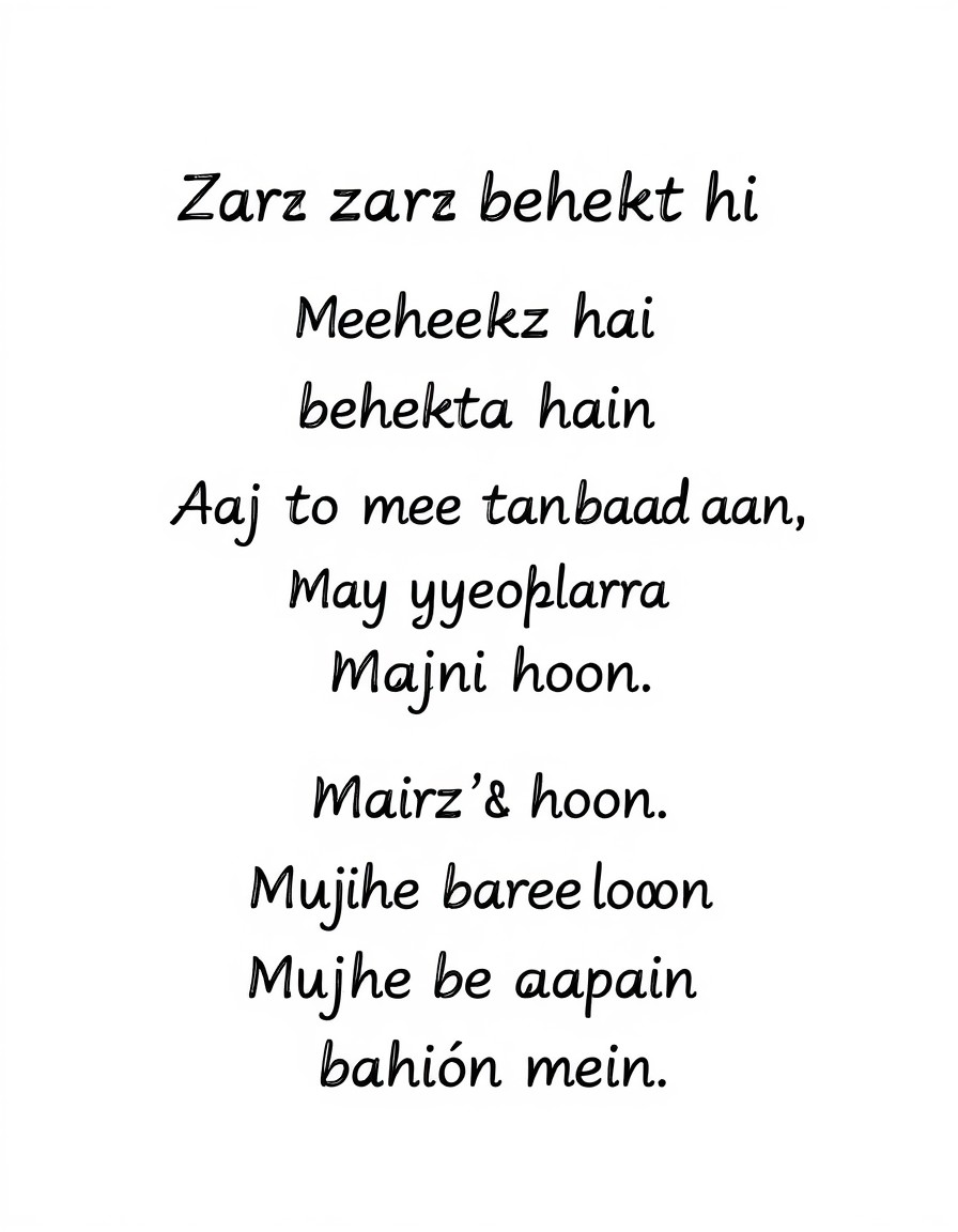 Zara Zara Behekta Hai Mehekta Hain  Aaj To Mera Tan Badan  Main Pyaasi Hoon Mujhe  Bhar Le Apni Baahon Mein