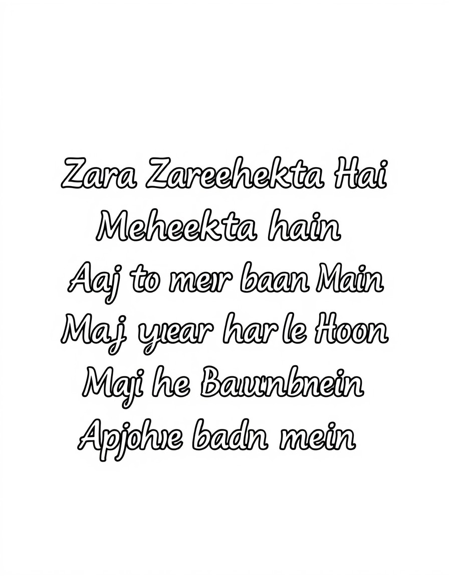 Zara Zara Behekta Hai Mehekta Hain  Aaj To Mera Tan Badan  Main Pyaasi Hoon Mujhe  Bhar Le Apni Baahon Mein