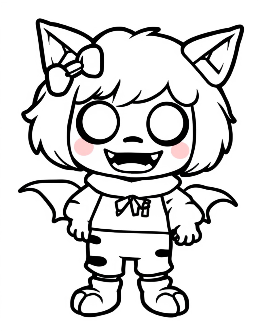 Boxy boo from poppy playtime scary with the name Kai