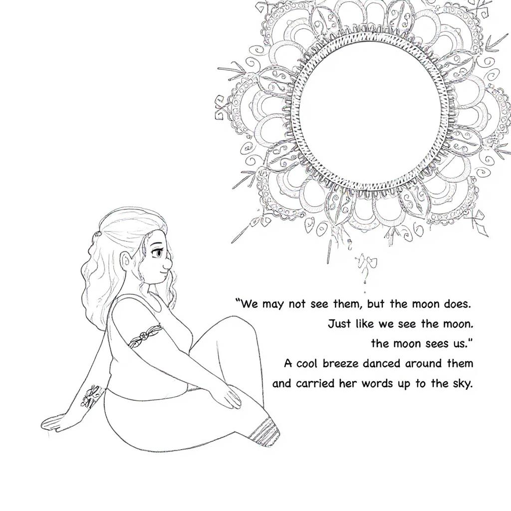 Make this a high-quality black and white COLORING PAGE with white background, only black lines, NO big gray areas, and clear, thick bold outlines, well-defined shapes, and clean edges. Remove all shad