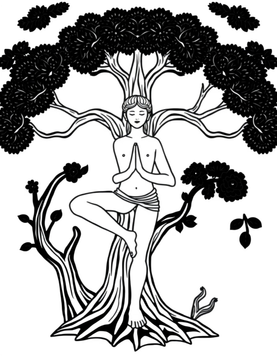 yoga tree pose