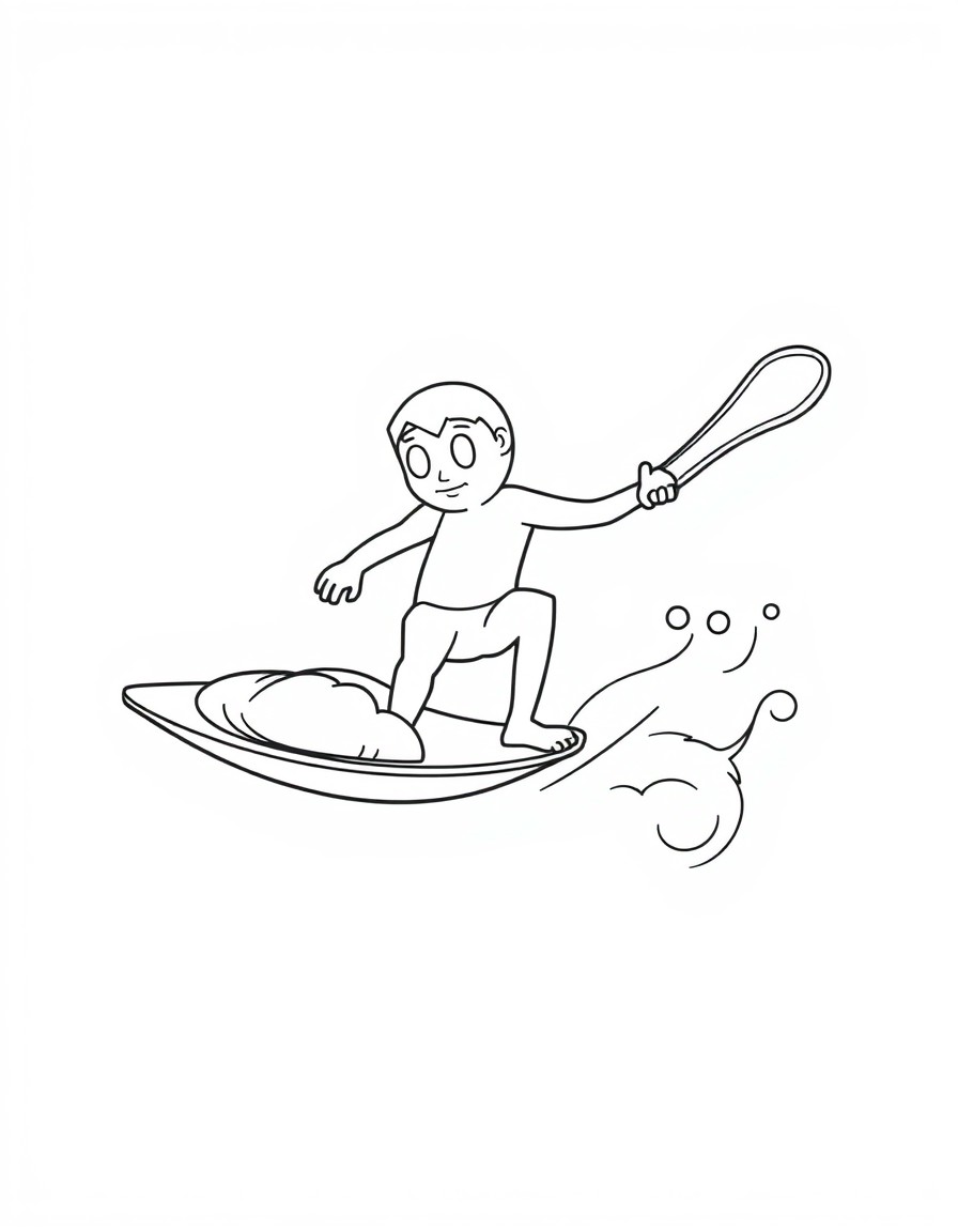 Surfin spoon