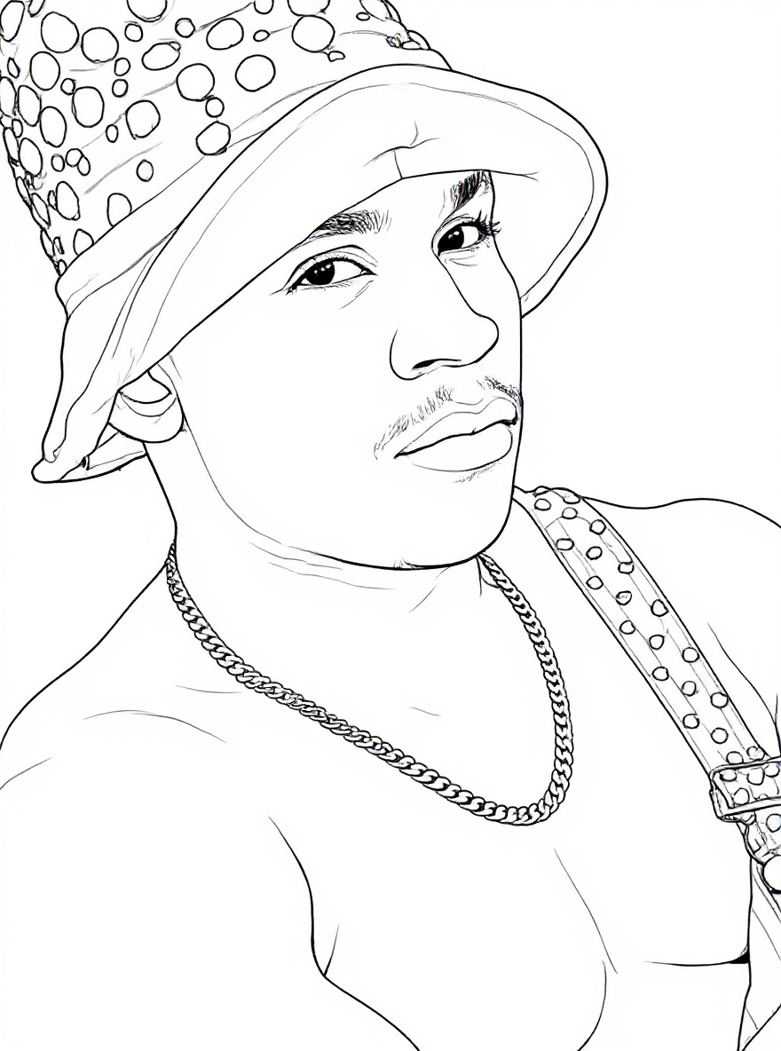 Make this a high-quality black and white COLORING PAGE with white background, only black lines, NO big gray areas, and clear, thick bold outlines, well-defined shapes, and clean edges. Remove all shad