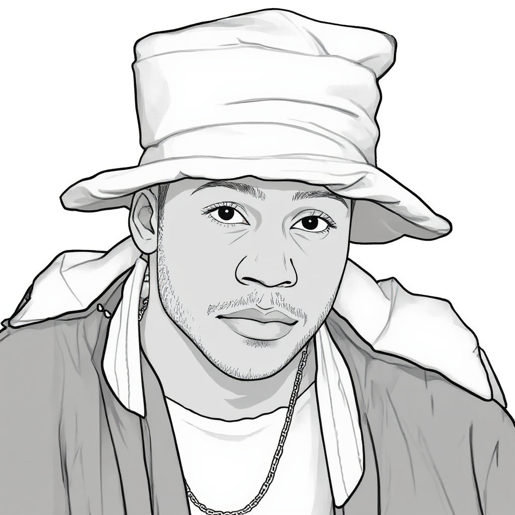 Make this a high-quality black and white COLORING PAGE with white background, only black lines, NO big gray areas, and clear, thick bold outlines, well-defined shapes, and clean edges. Remove all shad