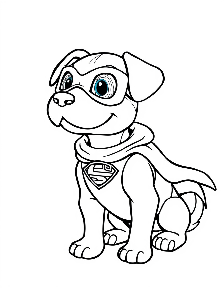 Super hero dog