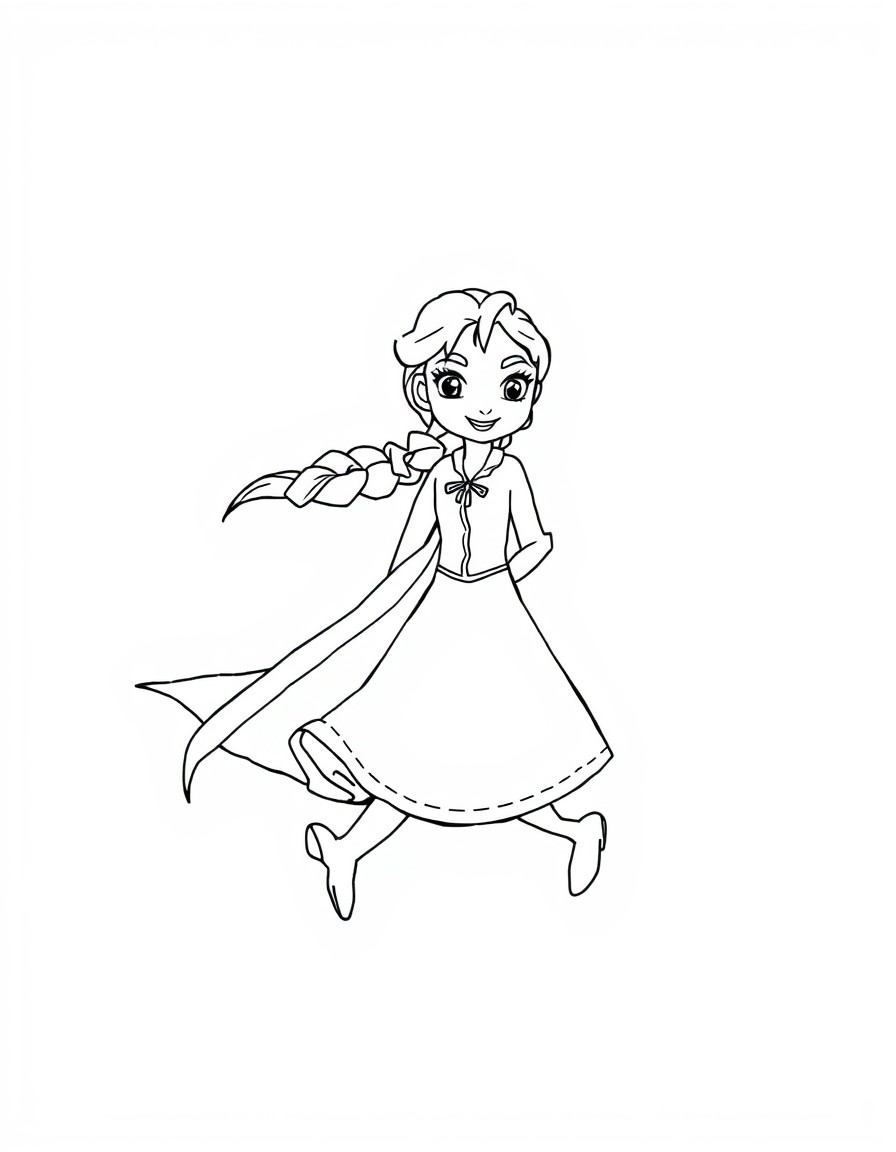 Crea Frozen che passeggia ridendo