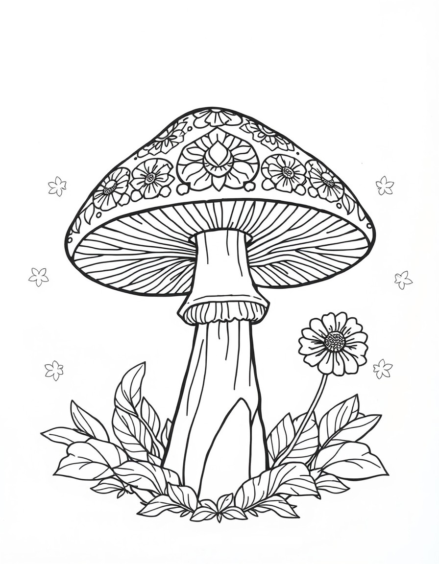 mushroom mandala