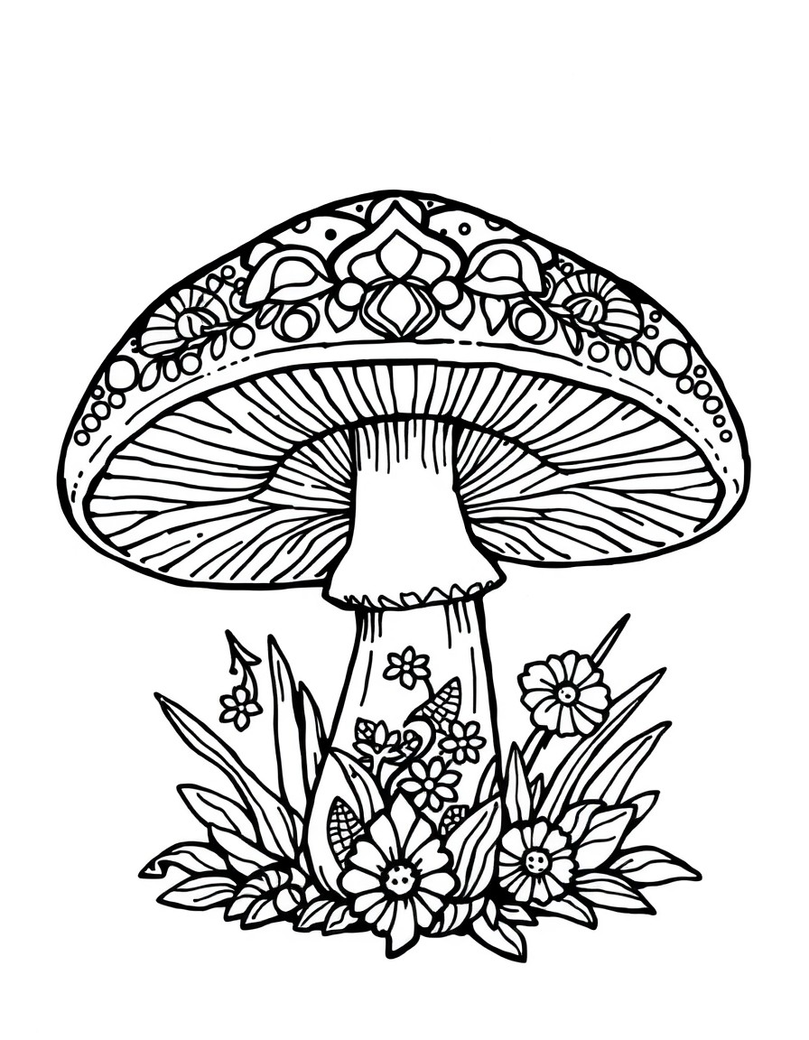 mushroom mandala