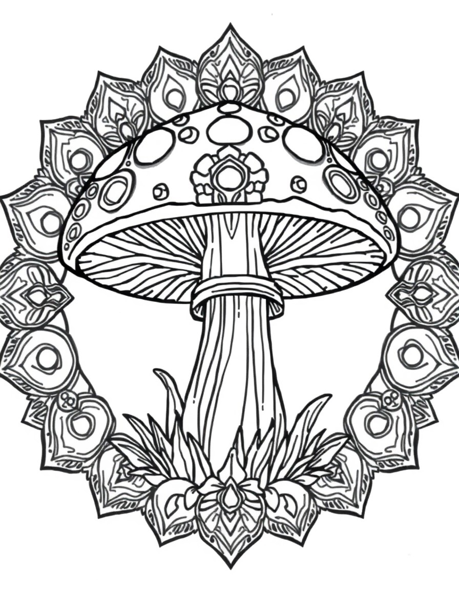 mushroom mandala
