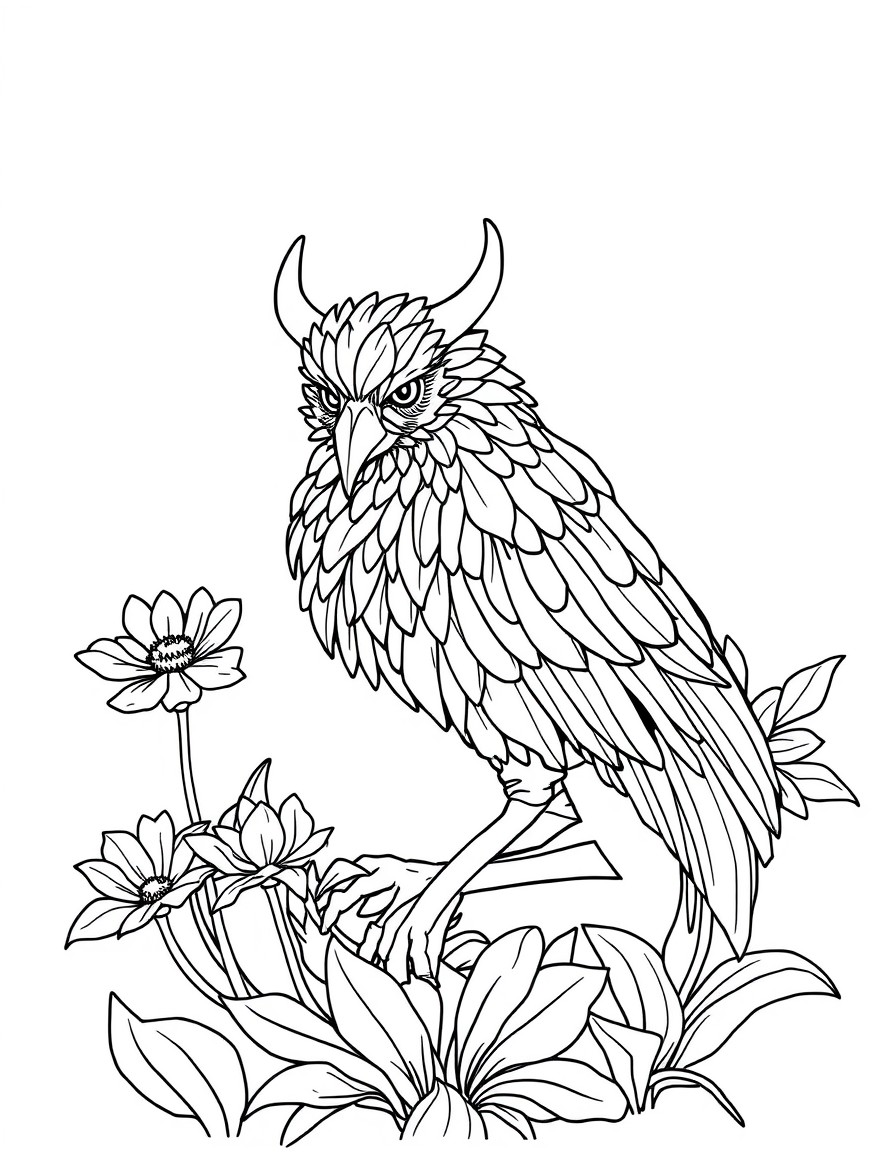 white background, black outlines, well-structured, ready for coloring, coloring page of: , very detailed, perfect for very advanced coloring