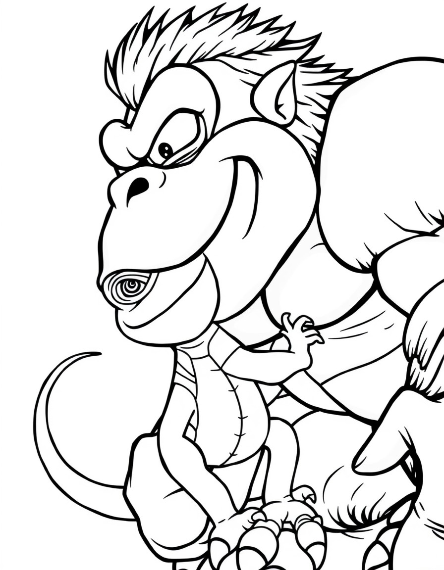 Donkey kong lizard hulk