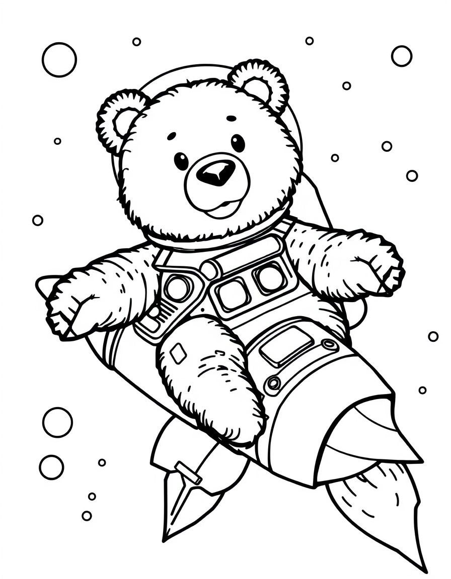 bearn in space on a rocket