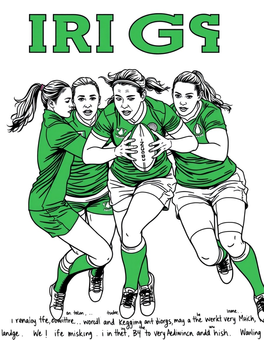 Irish womens rugby team photo
